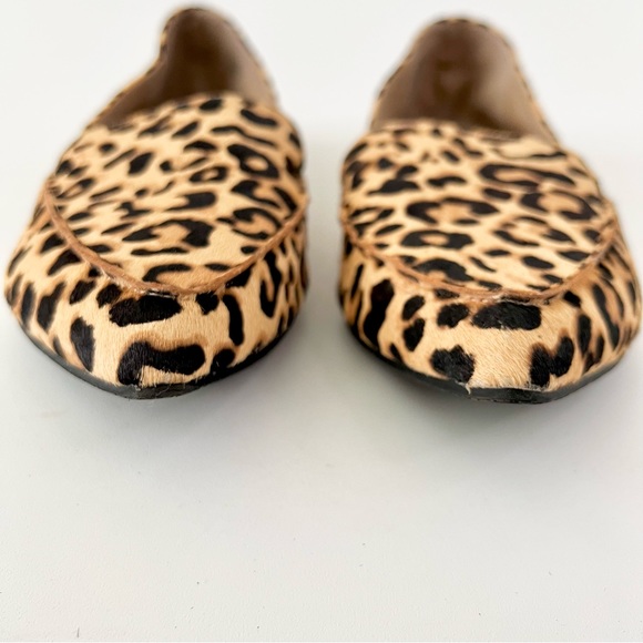 STEVE MADDEN | Featherl Leopard Print Fur Pointed Flats - Picture 5 of 15
